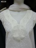 Suit 6339 White Suit Special Occassion Salwar Kameez Dupatta Large size Shi
